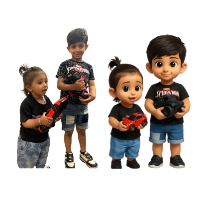 Cartoon Mini-Me Figurine