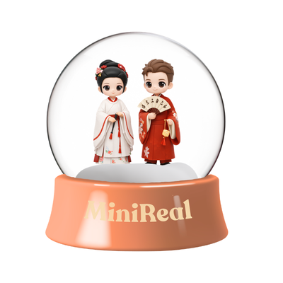 Custom Cartoon Snow Globe