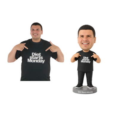 Semi-Realistic Cartoon Mini-me Figurines