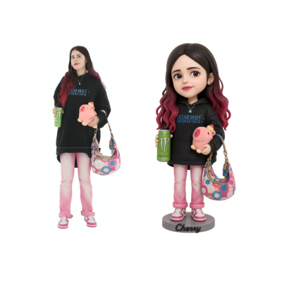 Semi-Realistic Cartoon Mini-me Figurines